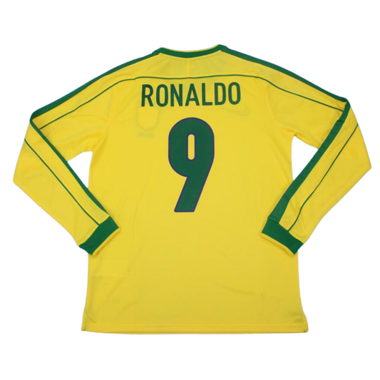 Brasilienien Heim Langarm 1998 "Ronaldo" Nr.9