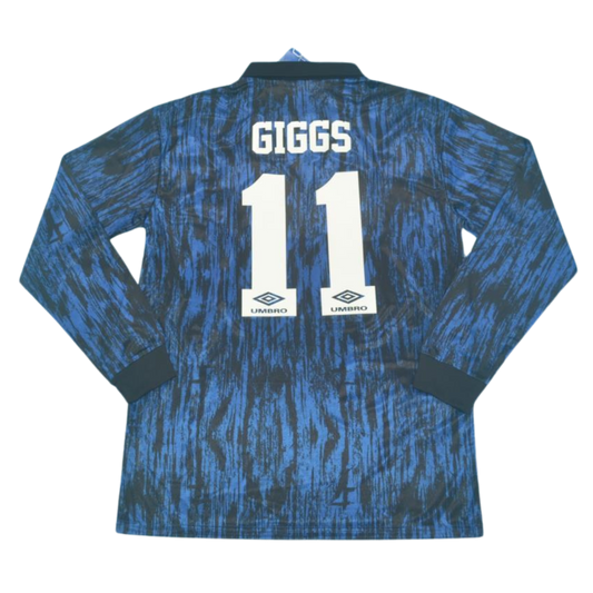 Manchester United Auswärts Blau Langarm 92/93 "Giggs" Nº 11