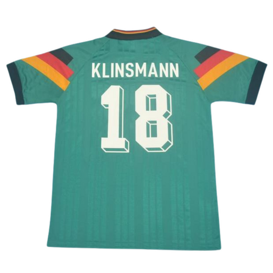 Deutschland Auswärts Grün 1992 "Klinsmann" Nr.18