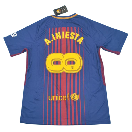 Barcelona Heim 17/18 "A. Iniesta" Nº 8