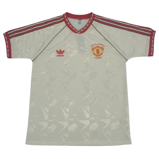 Manchester United European Cup Winner Weiß 1991