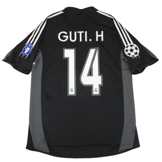 Real Madrid Auswärts Black 04/05 "Guti. H" Nº 14