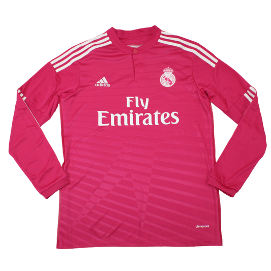 Real Madrid Auswärts Pink Langarm 14/15