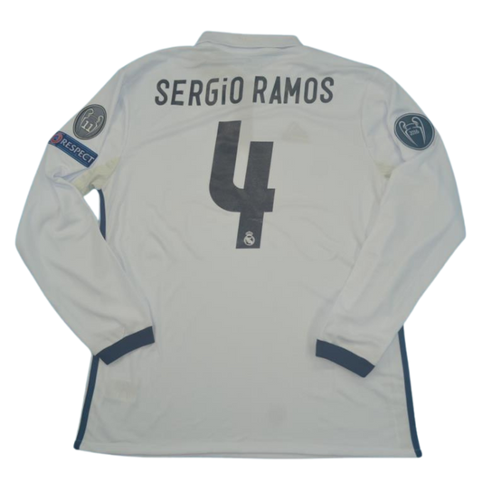 Real Madrid Heim Langarm 16/17 "Sergio Ramos" Nº 4