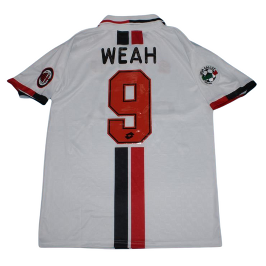 Milan Auswärts Weiß 95/96 "Weah" Nr.9