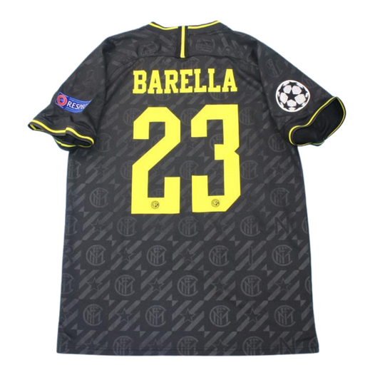 Internazionale Alternative Black UCL Version 19/20 "Barella" Nr.23