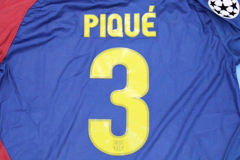 Barcelona UCL Final Langarm 08/09 "Piqué" Nº 3