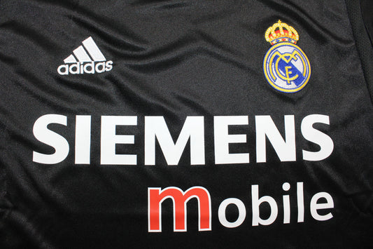 Real Madrid Auswärts Black Langarm 04/05