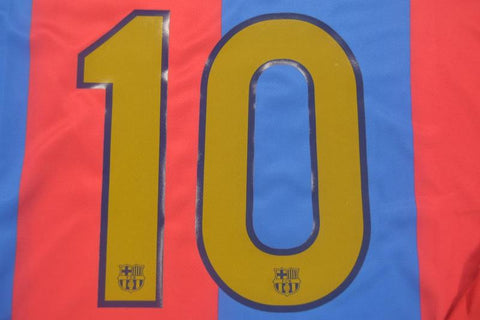 Barcelona Heim Langarm 06/07 "Ronaldinho" Nº 10