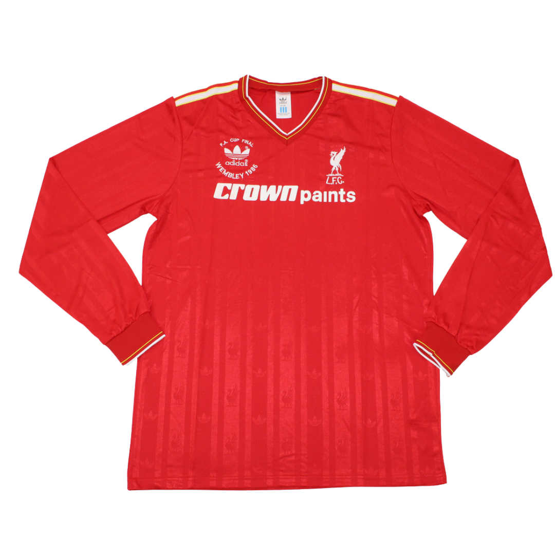 Liverpool Heim Double Winners Langarm 85/86