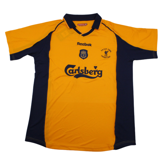 Liverpool Auswärts Gelb EA Cup Final 00/01