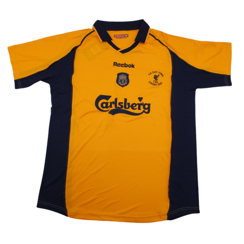 Liverpool Auswärts Gelb EA Cup Final 00/01