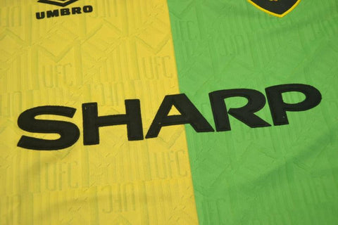 Manchester United Auswärts Grün Gelb 92/94 "Ince" Nº 8