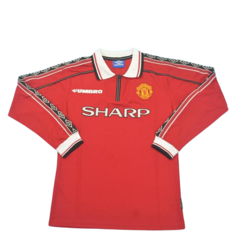 Manchester United Heim Langarms 98/00 "Beckham" Nº7