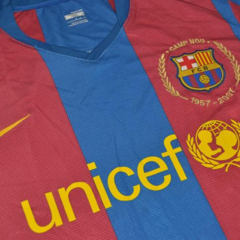 Barcelona Heim Langarm 07/08 "Ronaldinho" Nº 10