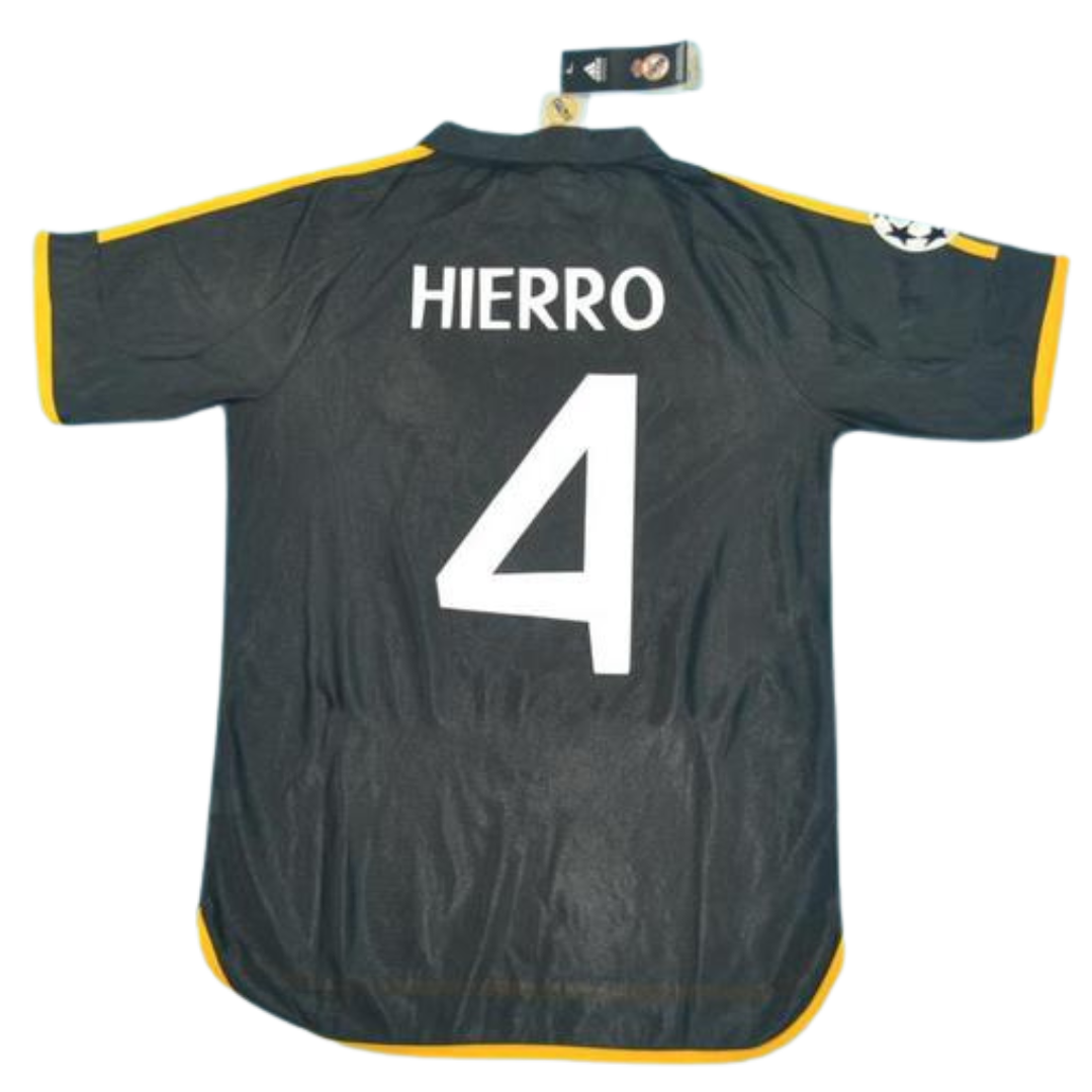 Real Madrid Auswärts Black 99/00 "Hierro" Nº 4