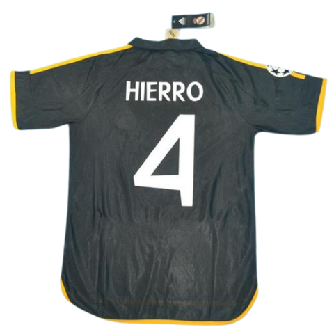 Real Madrid Auswärts Black 99/00 "Hierro" Nº 4