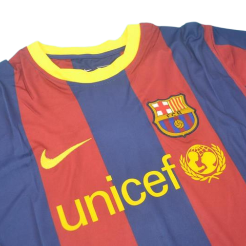Barcelona Heim Langarm 10/11 "David Villa" Nº 7