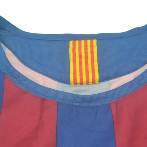Barcelona Heim Langarm 05/06 "Ronaldinho" Nº 10