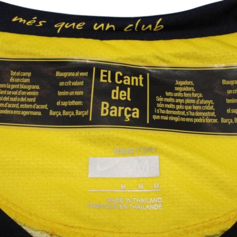 Barcelona Auswärts Gelb 08/09 "Messi" Nº 10