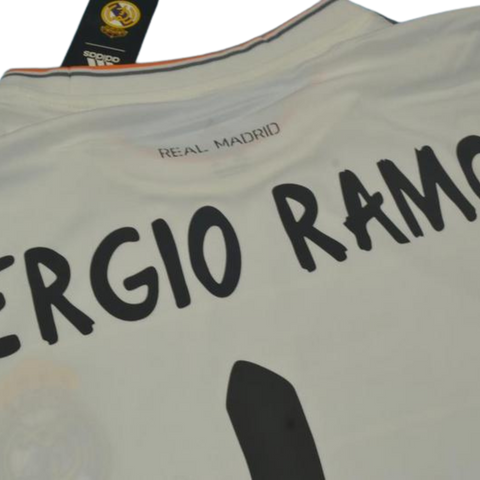 Real Madrid Heim Langarm 13/14 "Sergio Ramos" Nº 4