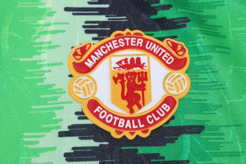 Manchester United Black Grün TW Langarm 90/92