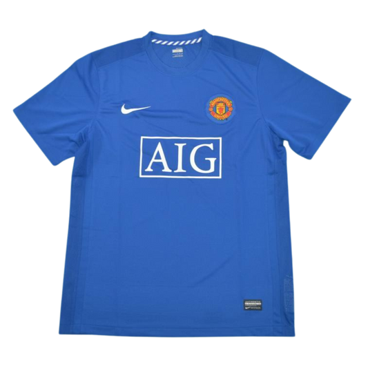 Manchester United Auswärts Blau 08/09