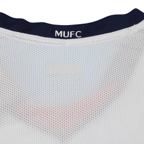 Manchester United Auswärts Weiß Langarm 08/09