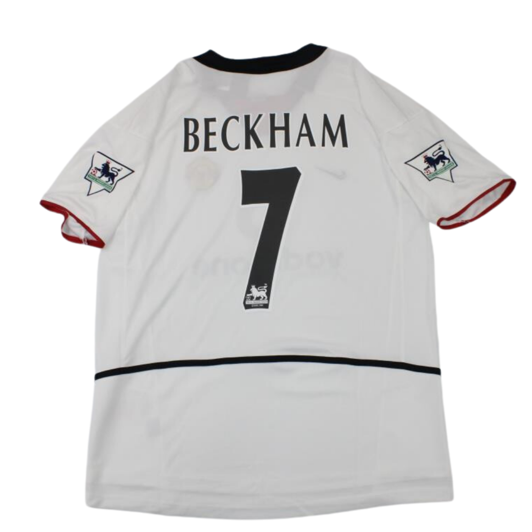 Manchester United Weiß Auswärts 02/03 "Beckham" Nº7
