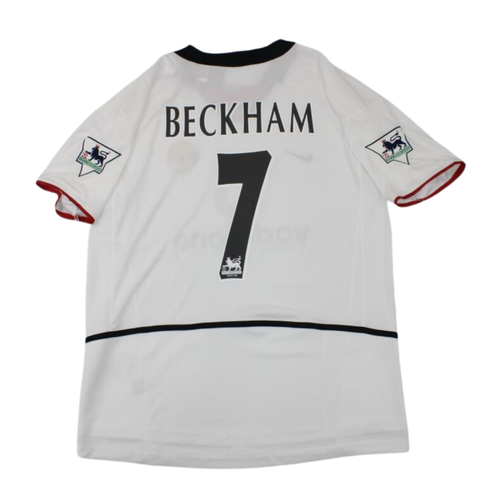 Manchester United Weiß Auswärts 02/03 "Beckham" Nº7