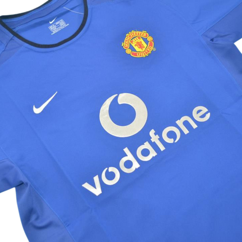 Manchester United Auswärts Blau 02/03