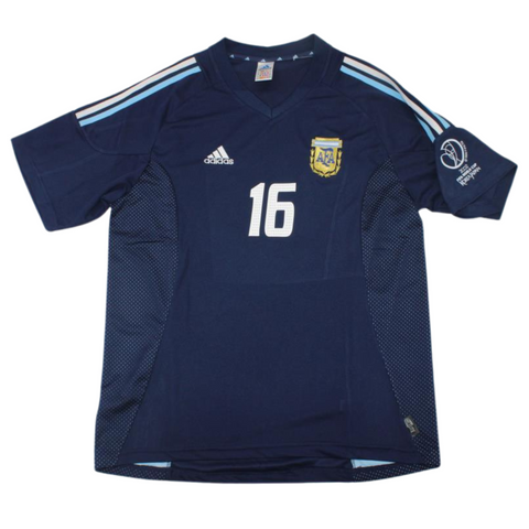 Argentinien Auswärts Weltmeisterschaft Version 2002 "Aimar" Nr.16