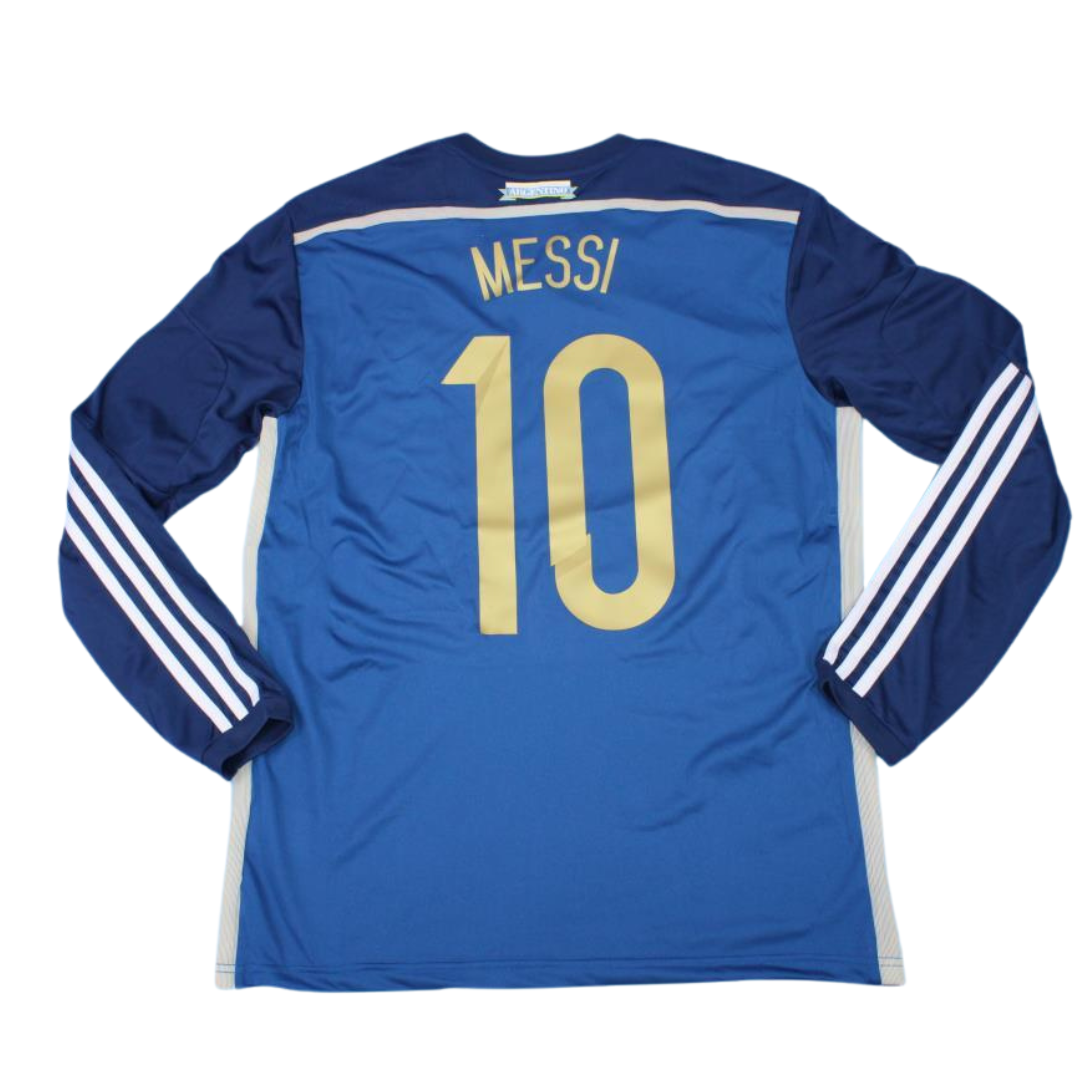 Argentinien Auswärts WM Finale Version Langarm 2014 "Messi" Nr.10