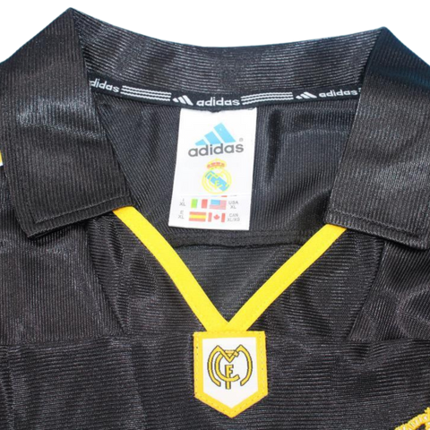 Real Madrid Auswärts Black Langarm 99/00