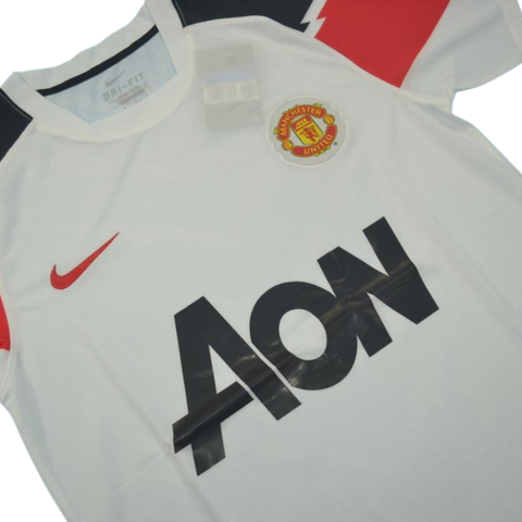 Manchester United Auswärts Weiß 10/11