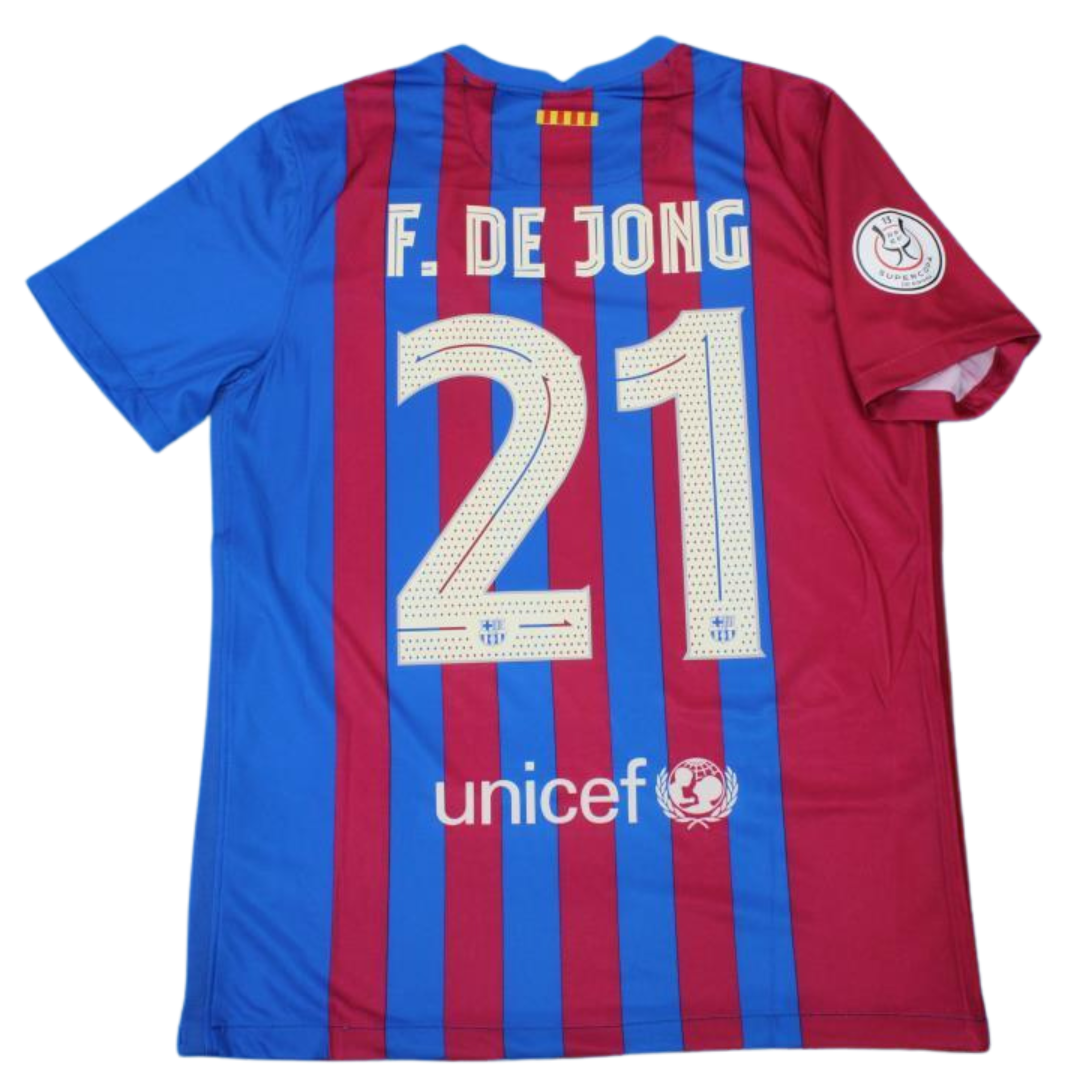 Barcelona Spain Supercopa 21/22 "F. De Jong" Nº 21