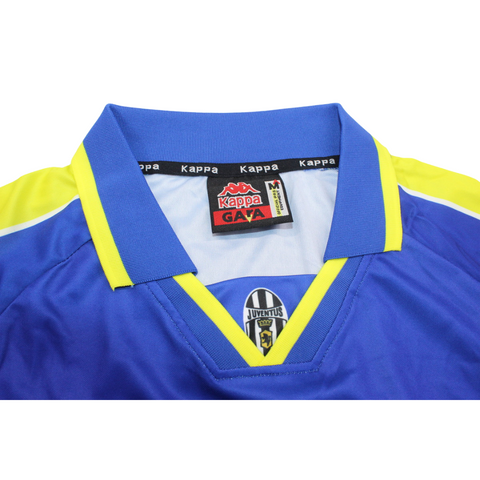 Juventus Auswärts Blau Langarm 96/97