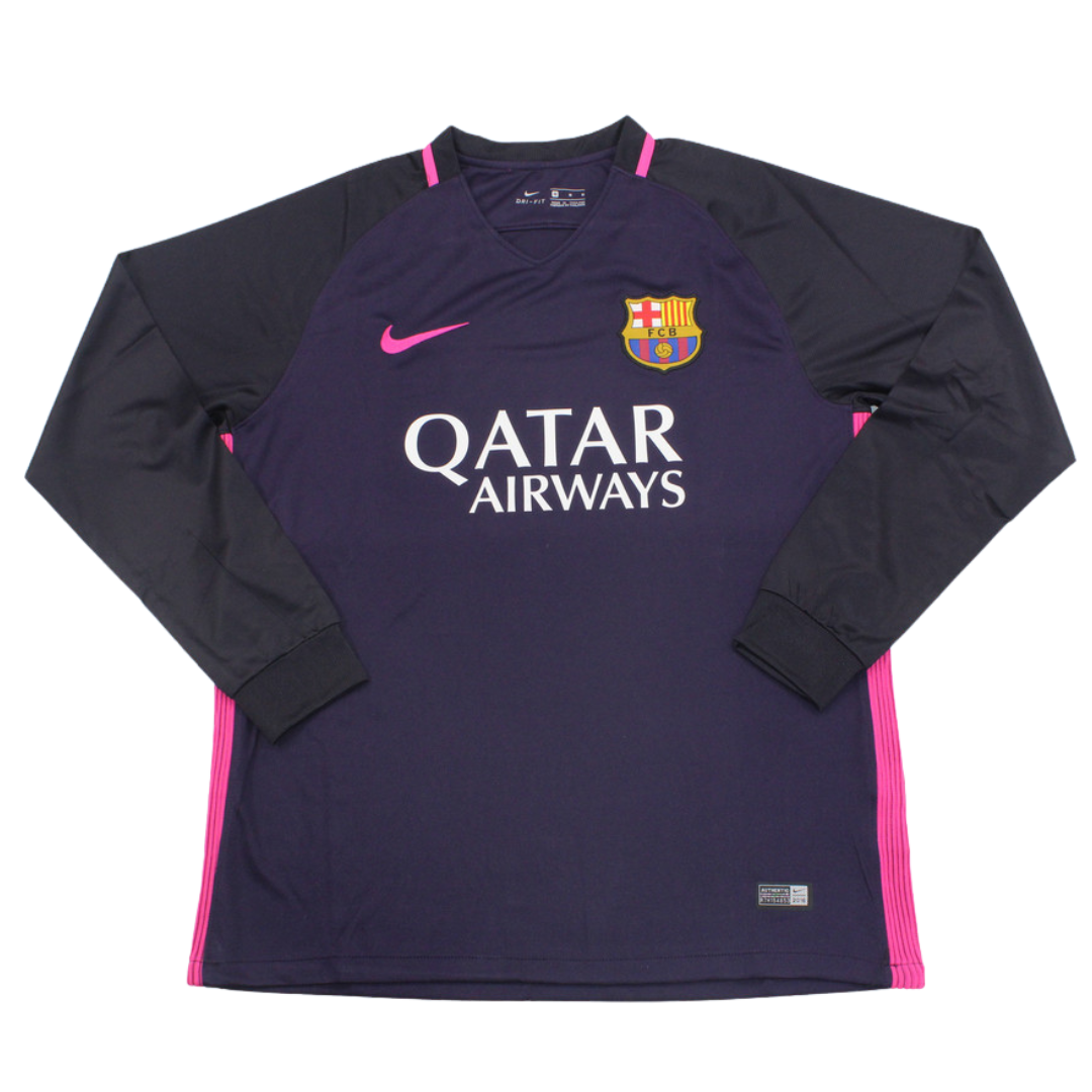 Barcelona Auswärts Langarm 16/17