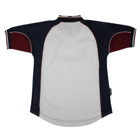 West Ham Auswärts Alternative Weiß 99/00