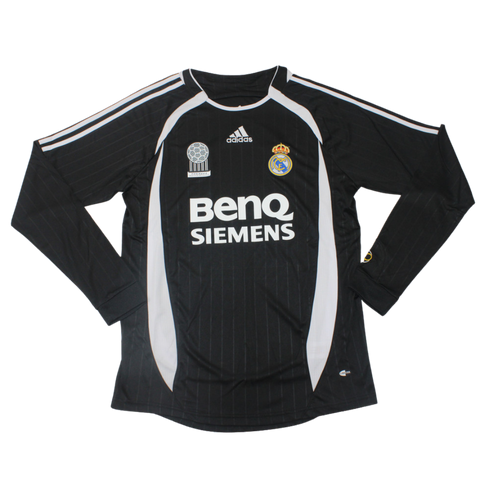 Real Madrid Auswärts Alternative Langarm 06/07