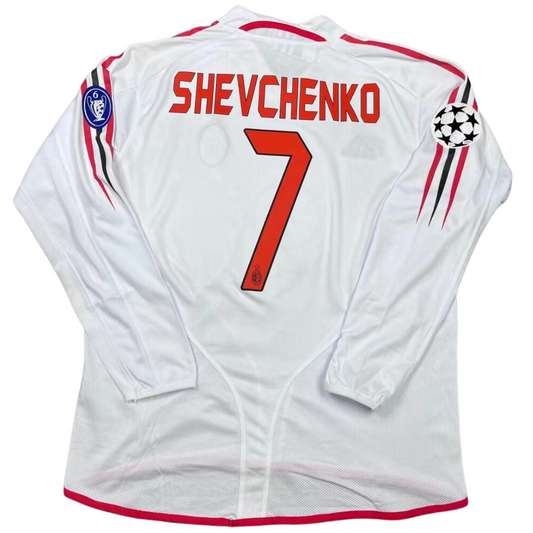 Milan Auswärts UCL Version Langarm 04/05 "Shevchenko" Nr.7