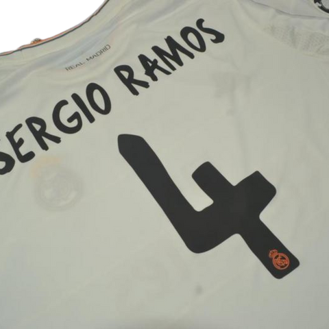 Real Madrid Heim Langarm 13/14 "Sergio Ramos" Nº 4