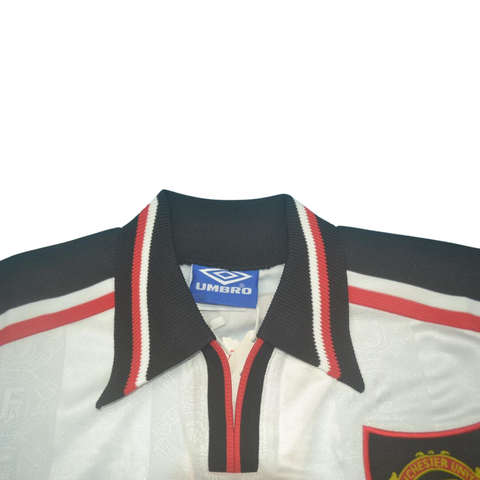 Manchester United Weiß Auswärts Langarm 97/99 "Beckham" Nº7