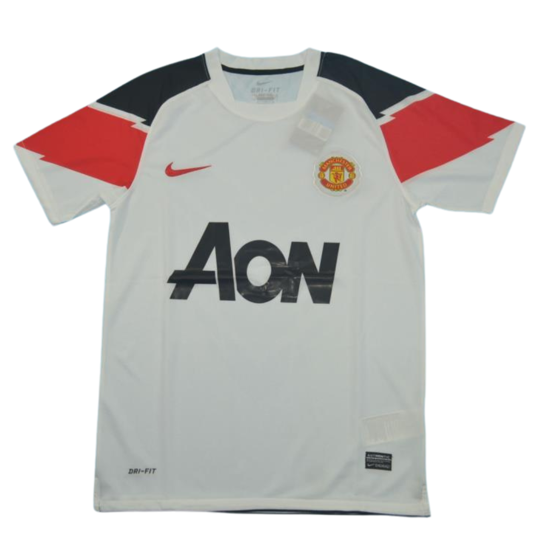 Manchester United Auswärts Weiß 10/11