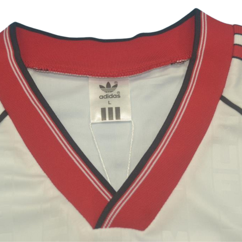 Manchester United Auswärts Weiß 88/90