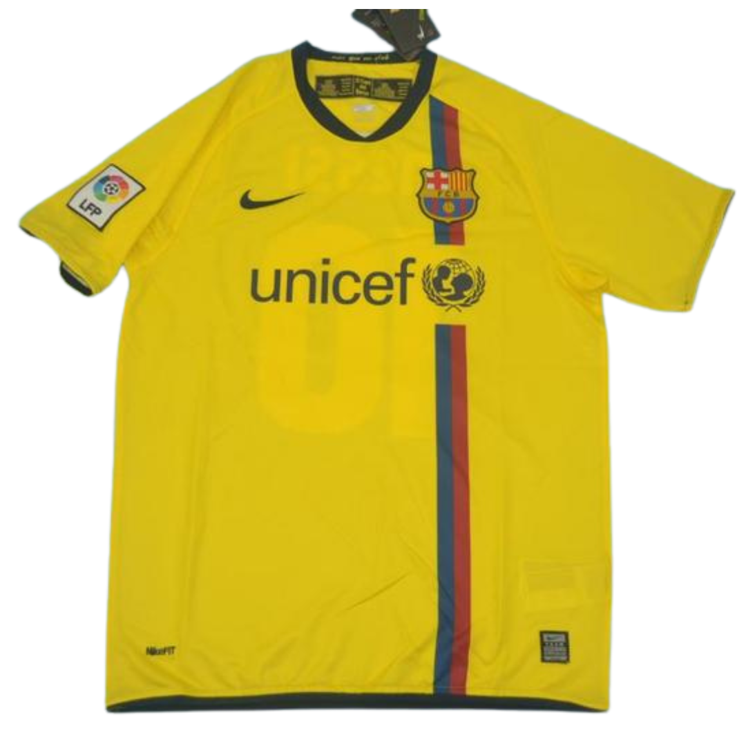 Barcelona Auswärts Gelb 08/09