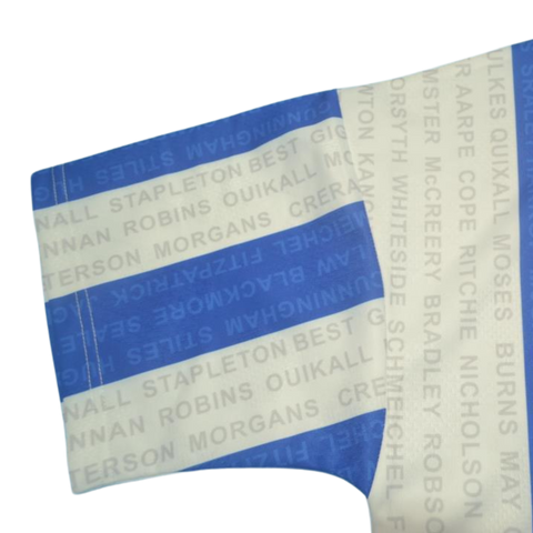 Manchester United Auswärts Blau Weiß 94/96