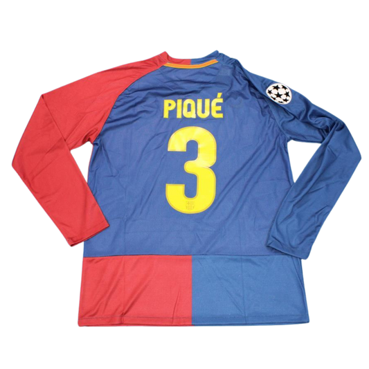 Barcelona UCL Final Langarm 08/09 "Piqué" Nº 3