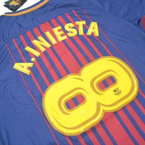 Barcelona Heim 17/18 "A. Iniesta" Nº 8