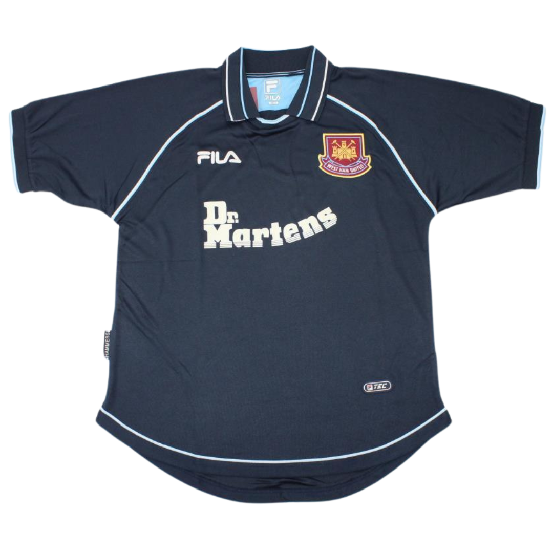 West Ham Auswärts Alternative Dark Blau 99/01